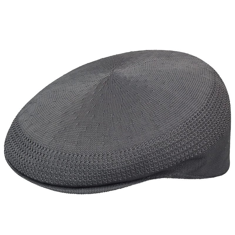 Kangol Tropic 504 Ventair Flat Cap for Men and Women, Medium, Charcoal - Image 1
